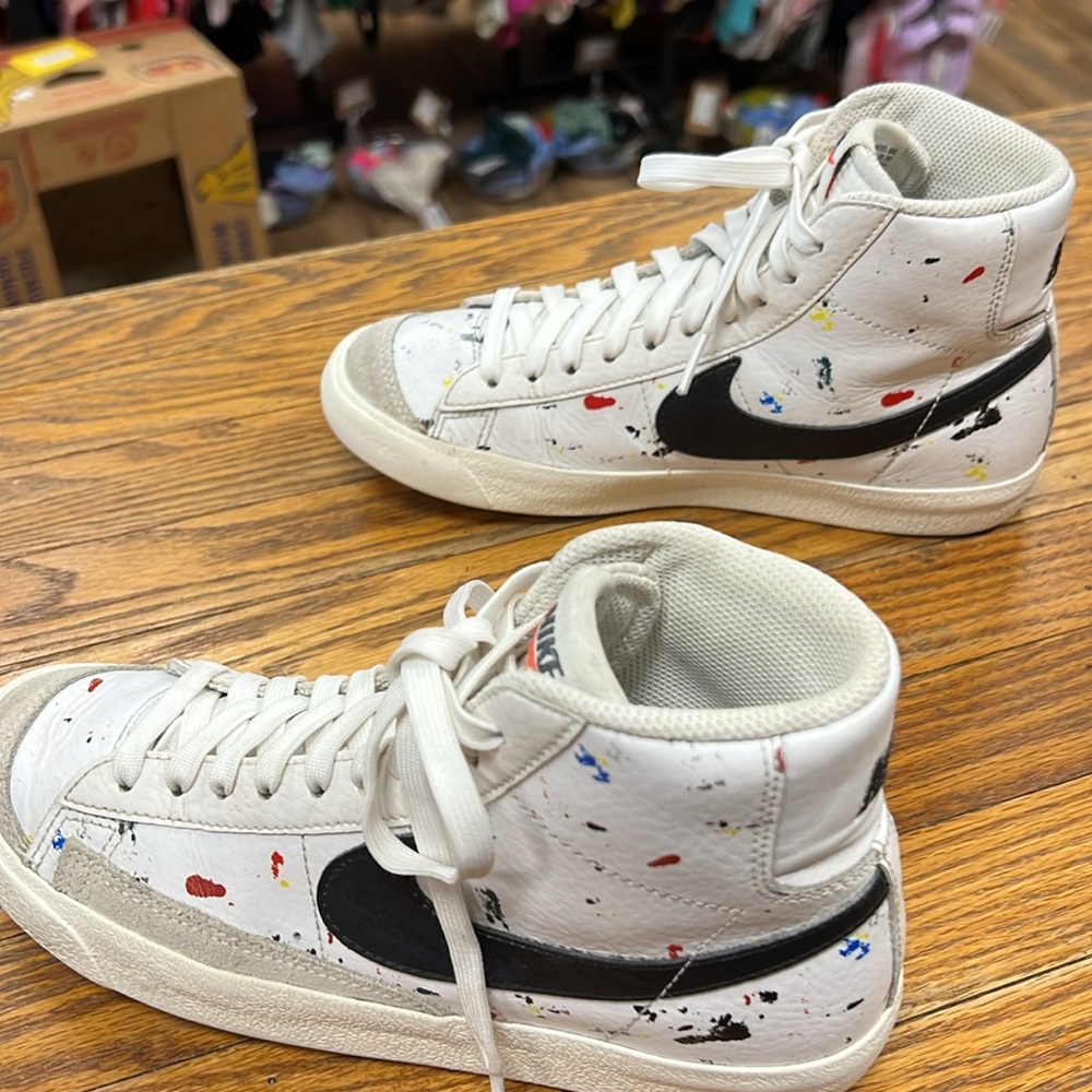 NIKE | Blazer Mid ‘77 Paint Splatter high tops/sneakers/shoes - Picture 7 of 11